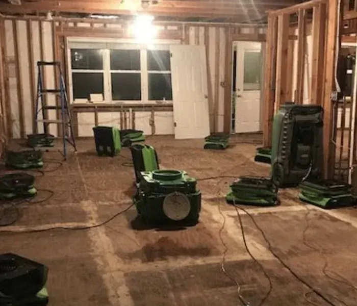 Ceiling opened after an ice-dam meltwater leak in a Lino Lakes, MN home